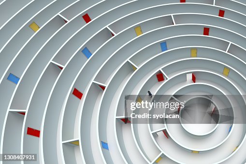 Multiple Options Maze Too Many Options In A Huge Maze High-Res Stock Photo - Getty Images