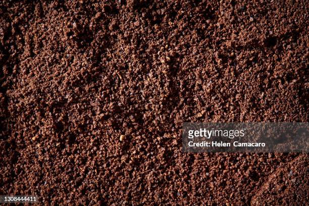 top view of fertile garden soil. background texture - dirty stock pictures, royalty-free photos & images