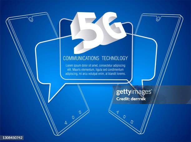 smart phone, communications technology - 5g network globe stock illustrations