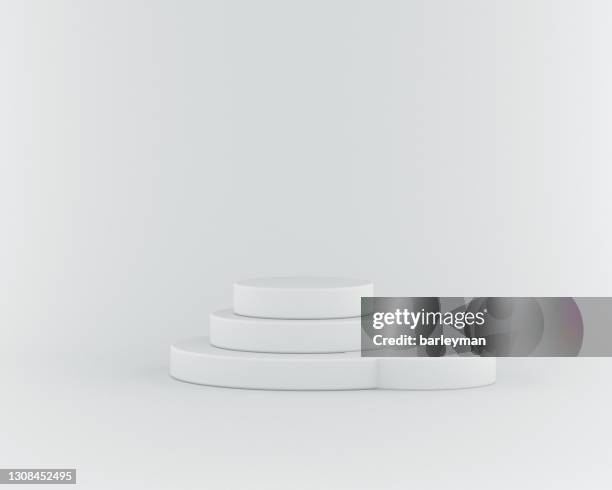 three-dimensional product display space - fashion show background stock pictures, royalty-free photos & images