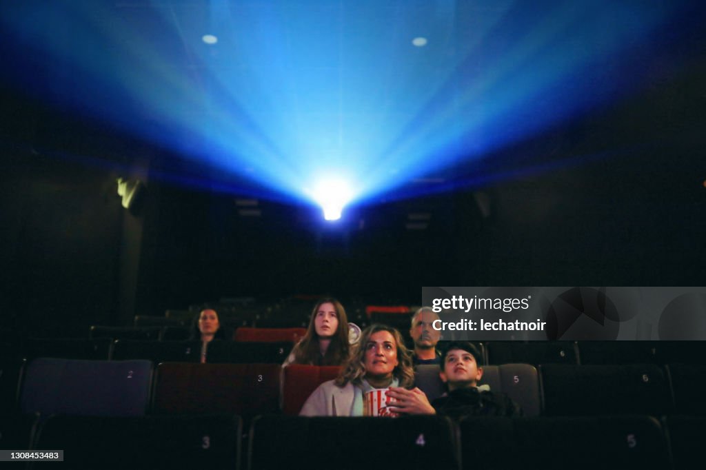 Audience in the cinema