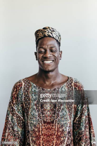 portrait of an african american hipster man - tradition stock pictures, royalty-free photos & images