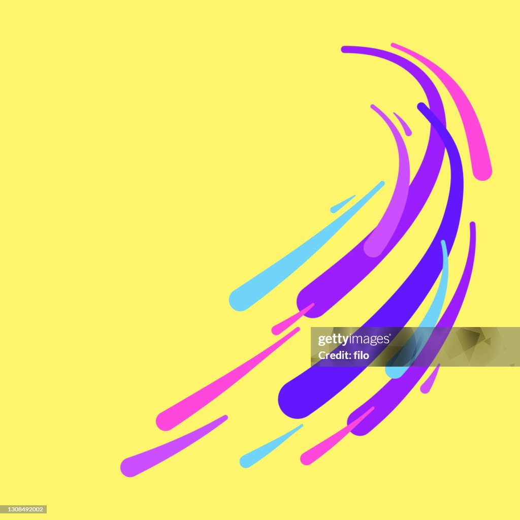 Abstrakte Swoosh Swoop Bewegungslinien