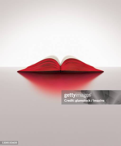 book, reflection, lip, object - love books stock-grafiken, -clipart, -cartoons und -symbole