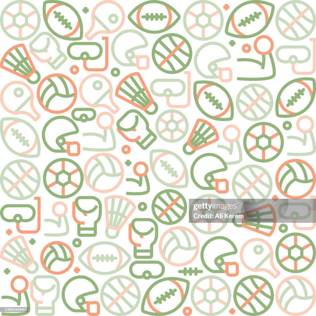 Sports Simple Pattern Design Sport Pattern High-Res Vector Graphic - Getty Images