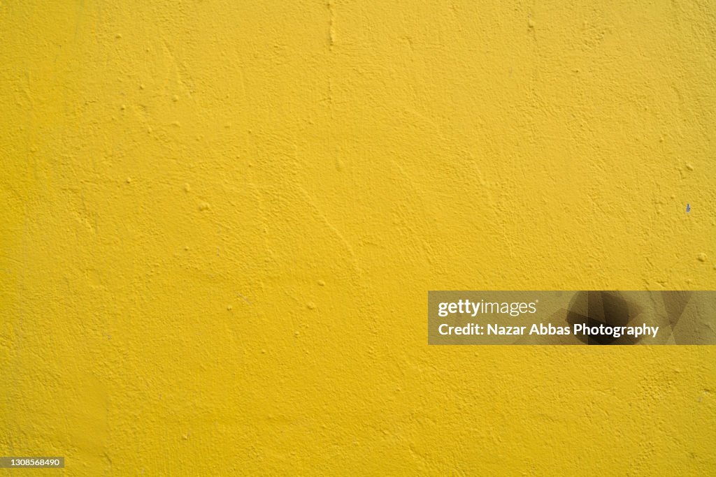 Yellow Wall Background.