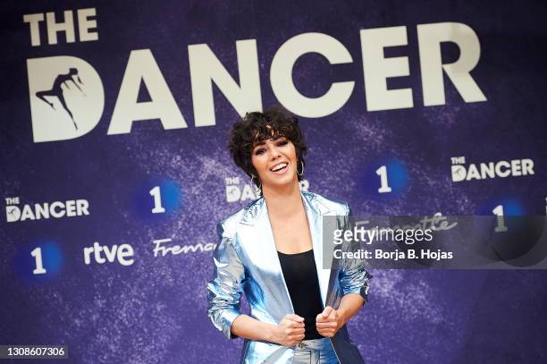 Actress Sandra Cervera during the presentation of the new talent show for RTVE 'The Dancer' on March 23, 2021 in Madrid, Spain.