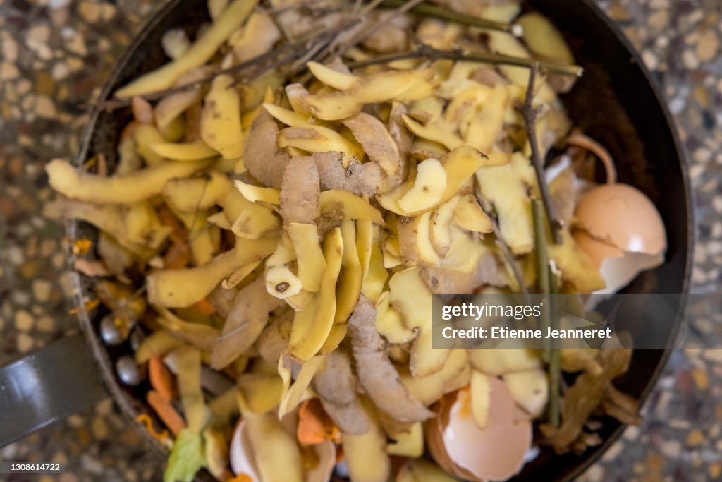 Compost In Frying Pan Montargis France High-Res Stock Photo - Getty Images