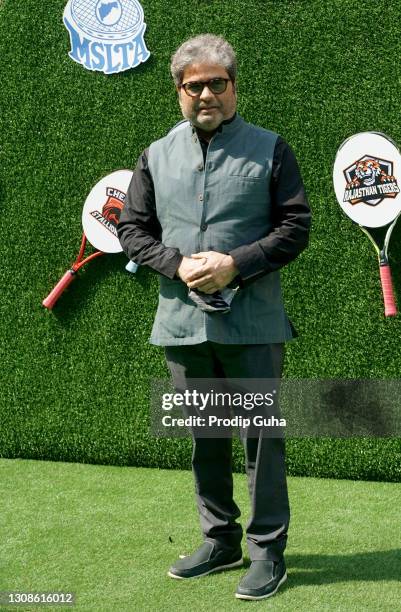 Vishal Bhardwaj attends the Tennis Premier League auction on March 23, 2021 in Mumbai, India