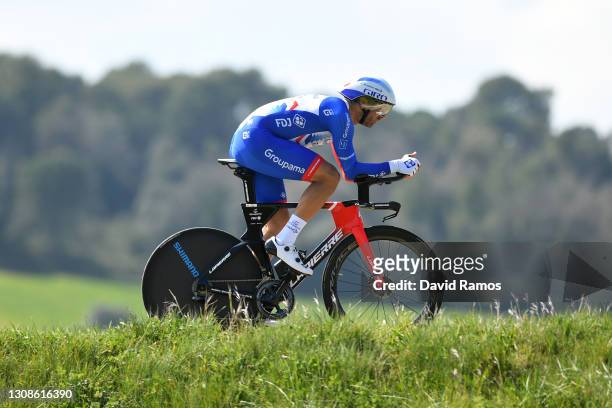William Bonnet of France and Team Groupama - FDJ during the 100th Volta Ciclista a Catalunya 2021, Stage 2 a 18,5km Individual Time Trial stage from...