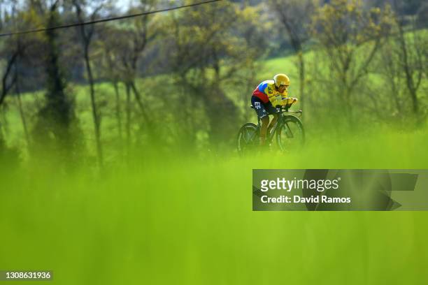 Jonathan Klever Caicedo Cepeda of Ecuador and Team EF Education - Nippo during the 100th Volta Ciclista a Catalunya 2021, Stage 2 a 18,5km Individual...
