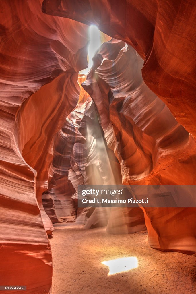 The Antelope Canyon in Arizona