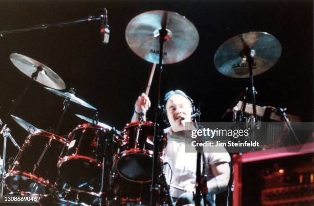 The Doobie Brothers perform at the Met Center in Bloomington, Minnesota on June 14, 1989.