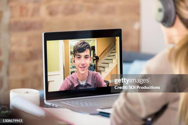 494 Zoom Meeting One On One Stock Photos, High-Res Pictures, and Images