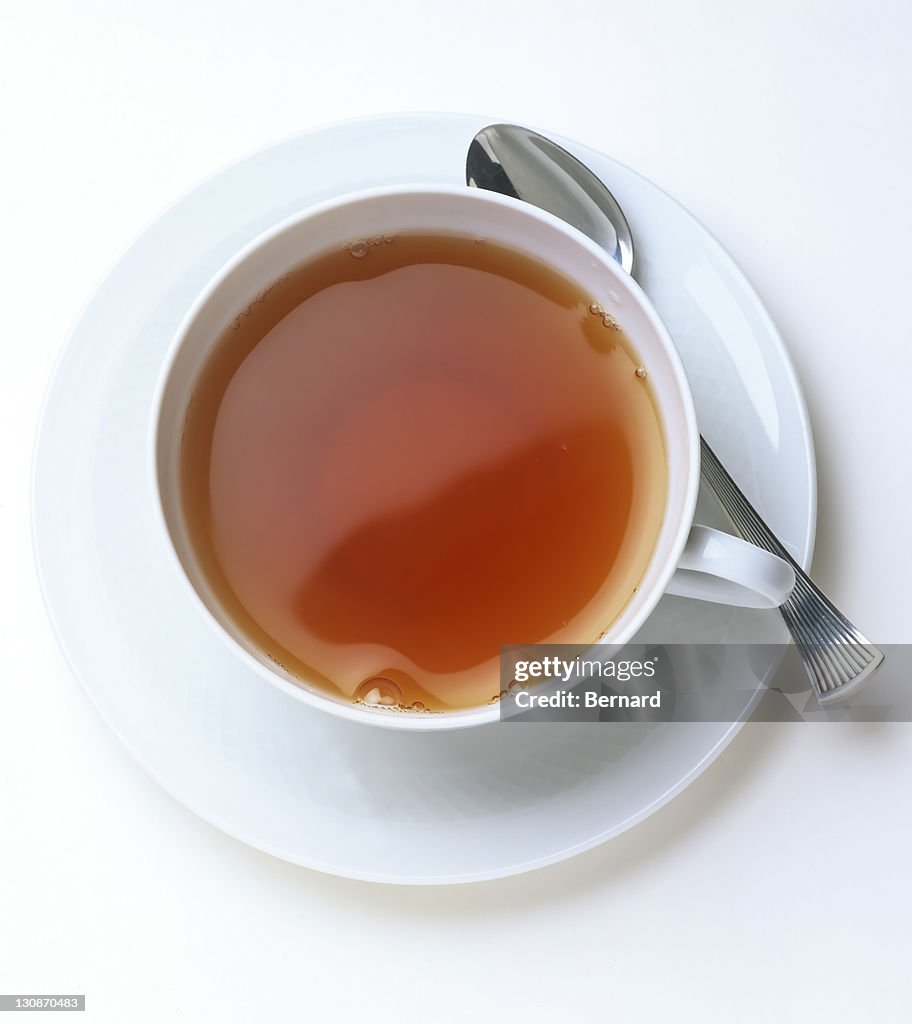 Cup of tea, from above