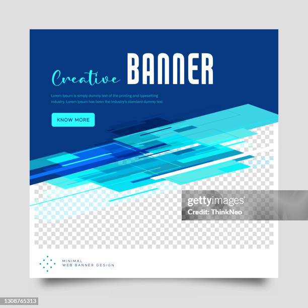 corporate business web banner template - document header stock illustrations