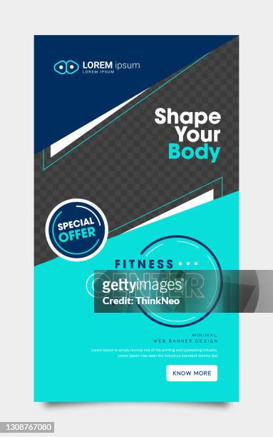 web banner for fitness workout modern & geometric - energy distribution stock illustrations