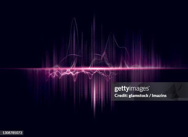 soundwave, graph, led, light, background image - led screen stock illustrations
