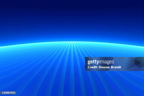 blue abstract background, 3d illustration - tridimensionale stock illustrations