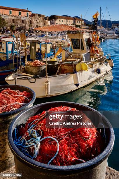 portoferraio on the island of elba, tuscany, italy - portoferraio stock pictures, royalty-free photos & images