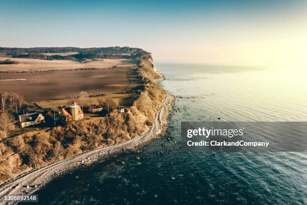 isla de mon dinamarca - selandia fotografías e imágenes de stock