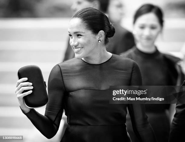 Meghan, Duchess of Sussex attends "The Lion King" European Premiere at Leicester Square on July 14, 2019 in London, England.