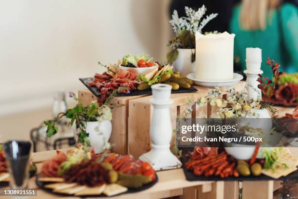 close-up of food on table - kosher stock pictures, royalty-free photos & images