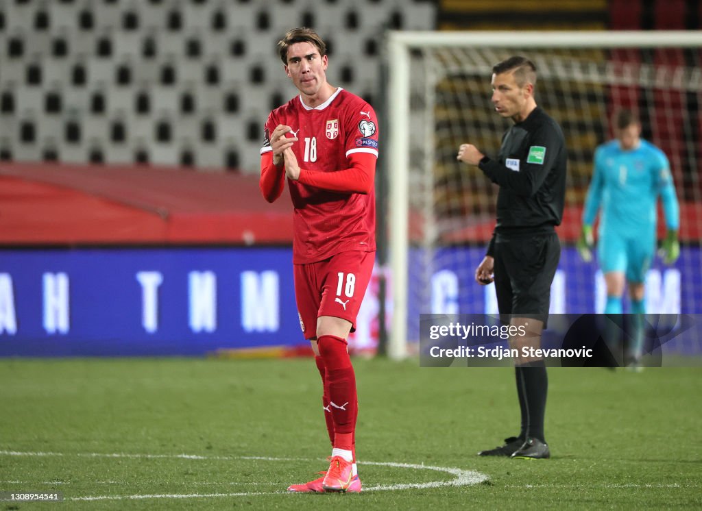 Serbia v Republic of Ireland - FIFA World Cup 2022 Qatar Qualifier