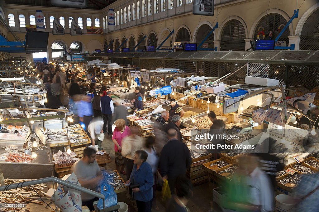 Fish Market, Athens Central Market Athens, Greece