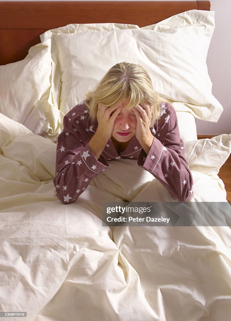 Girl with sleep apnea/insomnia