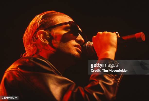 Layne Staley of Alice in Chains performs at San Jose State Event Center on April 11, 1993 in San Jose, California.