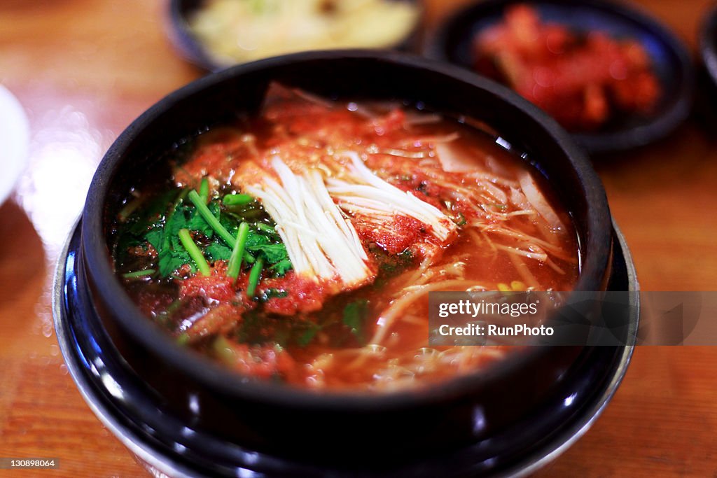Walleye pollack&kimchi pot,korea food