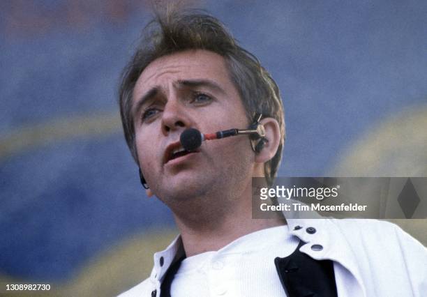 Peter Gabriel performs during the WOMAD festival at the Polo Fields in Golden Gate Park on September 19, 1993 in San Francisco, California.