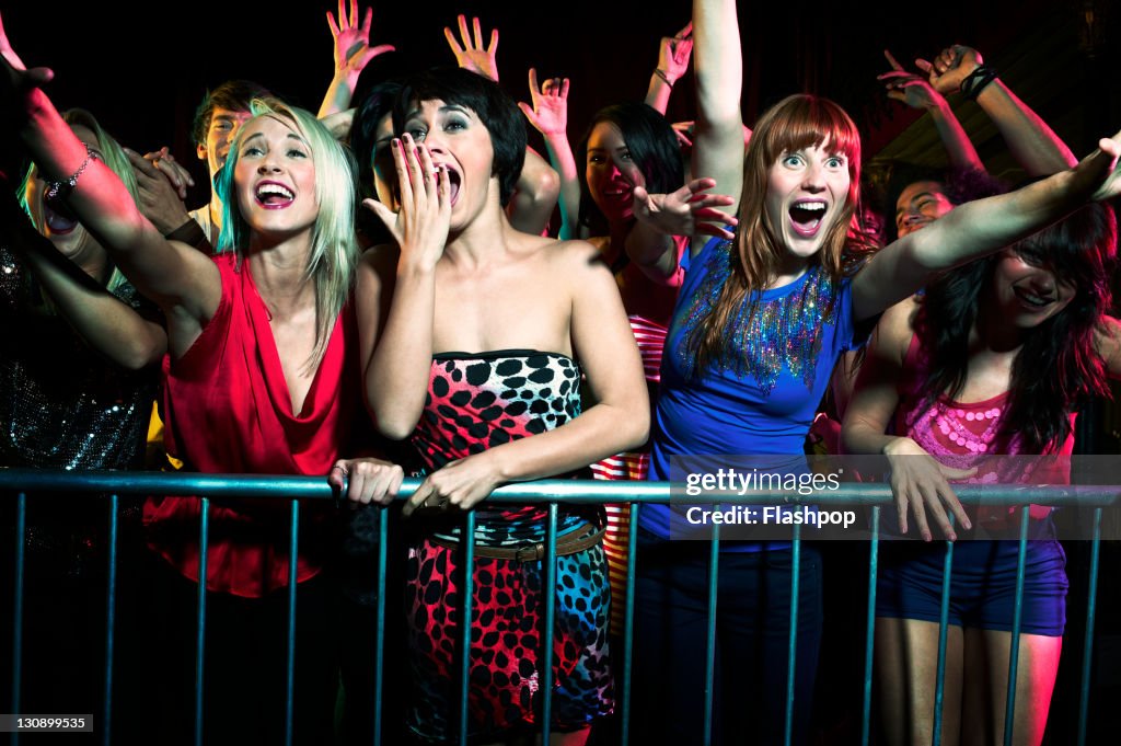 Group of people at a music concert