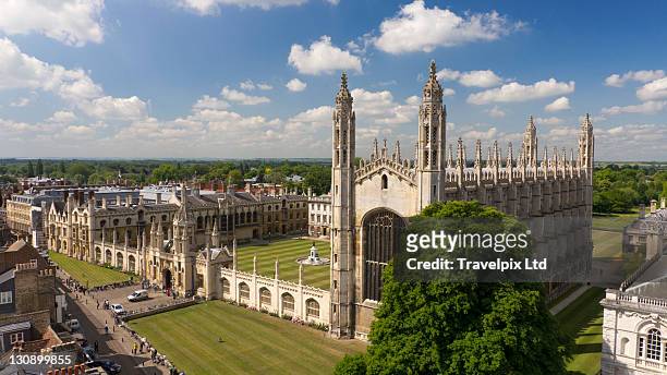 kings college chapel, cambridge, uk - cambridge england stock pictures, royalty-free photos & images