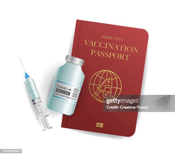vaccination and immunity passport - antibody testing stock illustrations