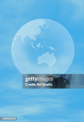 Earth ballon - Australia Earth ballon - Australia