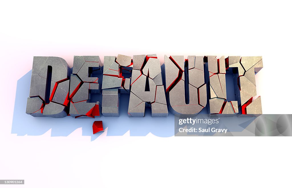 Default, in the red
