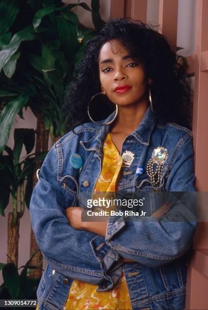 Jody Watley photo session, April 14, 1987 in Los Angeles, California.