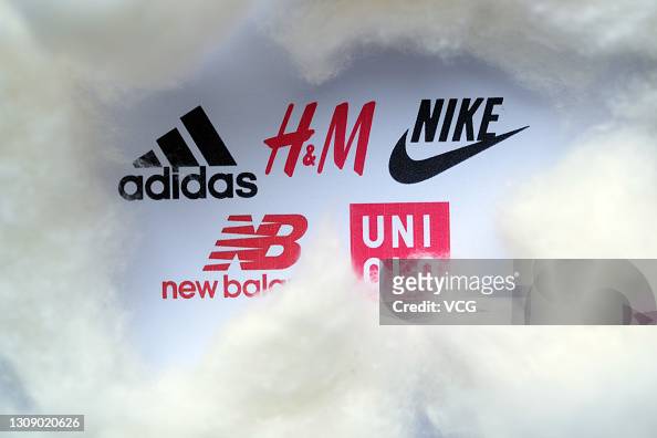 In this photo illustration, logos of Adidas, H&M, Nike, New Balance... News  Photo - Getty Images