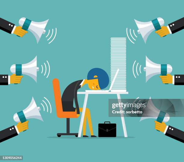 urgency - businesswoman - excess stock illustrations
