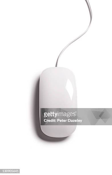 close up of computer mouse with copy space - computer mouse ストックフォトと画像