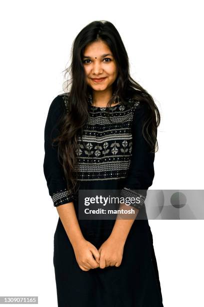 young woman smiling - kurta stock pictures, royalty-free photos & images