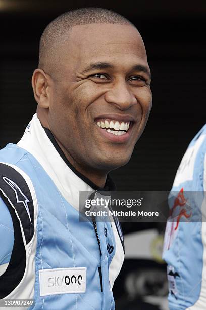 Les Ferdinand during "The Race" - Photocall and Press Conference at Silverstone in Northampton, Great Britain.