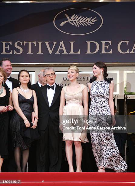 Soon-Yi Previn, Woody Allen, Scarlett Johansson and Emily Mortimer