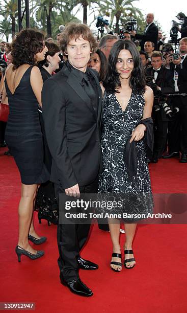 Willem Dafoe and Giada Colagrande during 2005 Cannes Film Festival - "Broken Flowers" Premiere in Cannes, France.