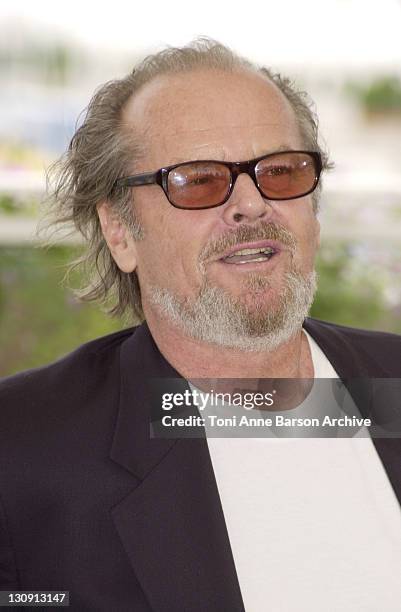 Jack Nicholson during Cannes 2002 - "About Schmidt" Photo Call at Palais des Festivals in Cannes, France.