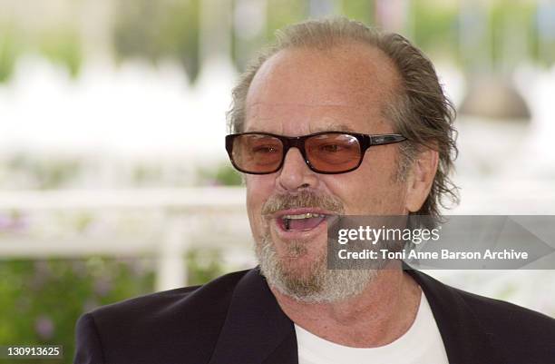 Jack Nicholson during Cannes 2002 - "About Schmidt" Photo Call at Palais des Festivals in Cannes, France.