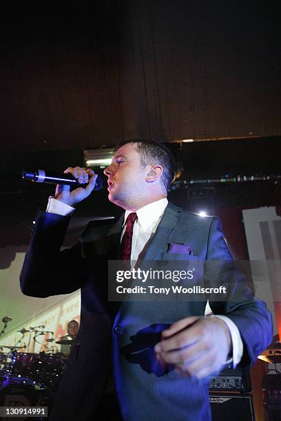 Benjamin Paul Ballance-Drew of Plan B performs at Rock City on October 6, 2010 in Nottingham, England.