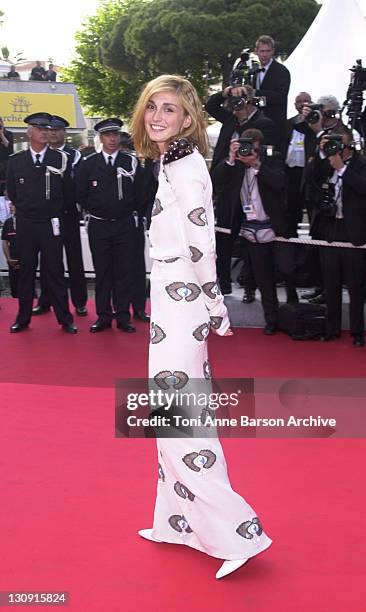 Julie Gayet during Cannes 2002 - "All or Nothing" Premiere at Palais des Festivals in Cannes, France.